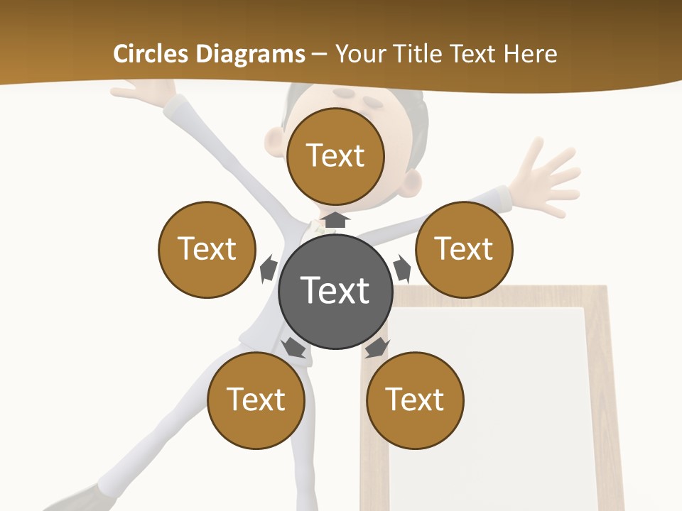 Illustration Human Suit PowerPoint Template