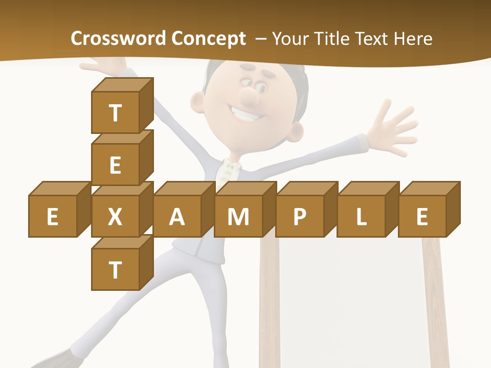 Illustration Human Suit PowerPoint Template