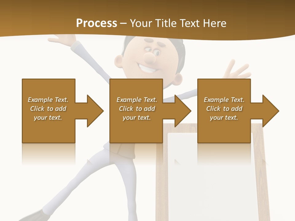 Illustration Human Suit PowerPoint Template