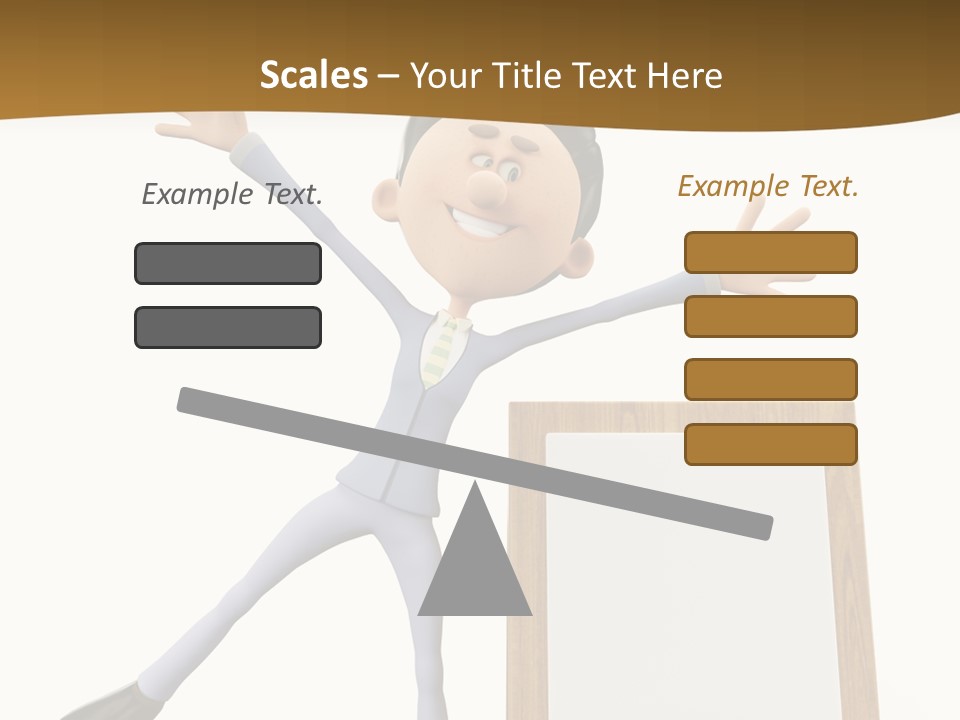 Illustration Human Suit PowerPoint Template