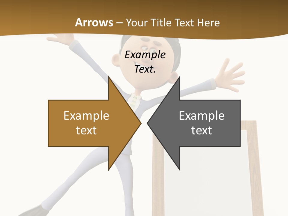 Illustration Human Suit PowerPoint Template