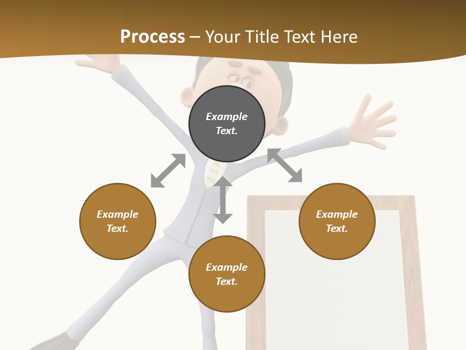 Illustration Human Suit PowerPoint Template