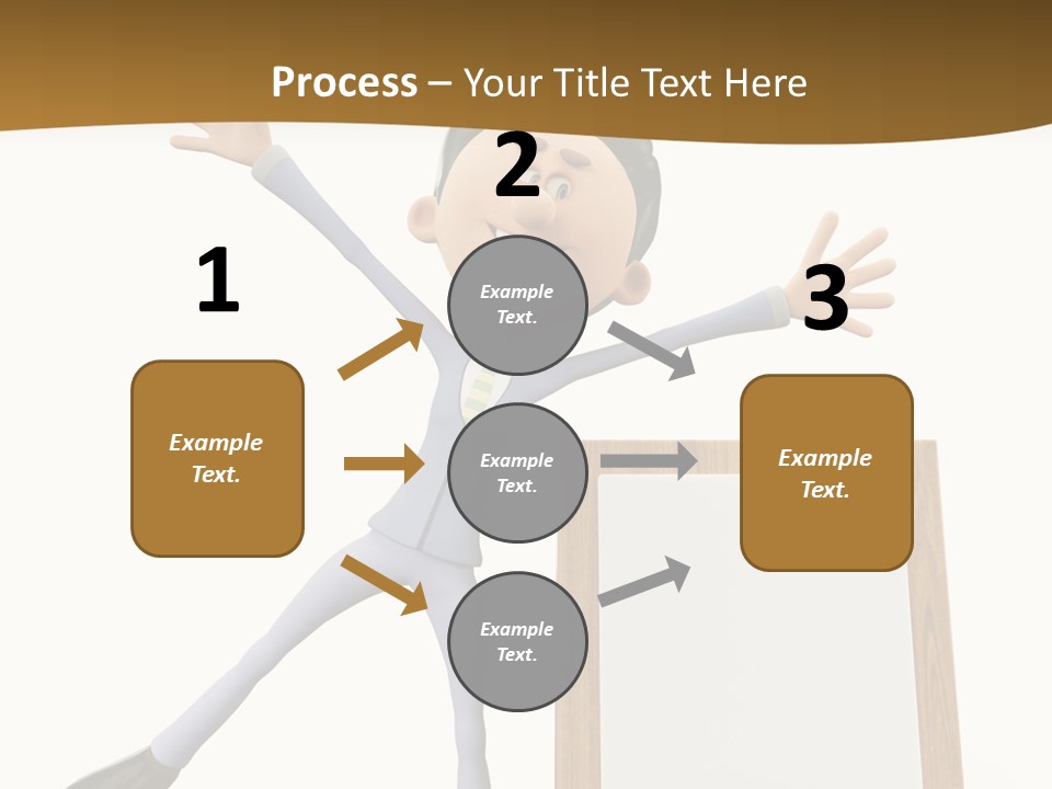 Illustration Human Suit PowerPoint Template