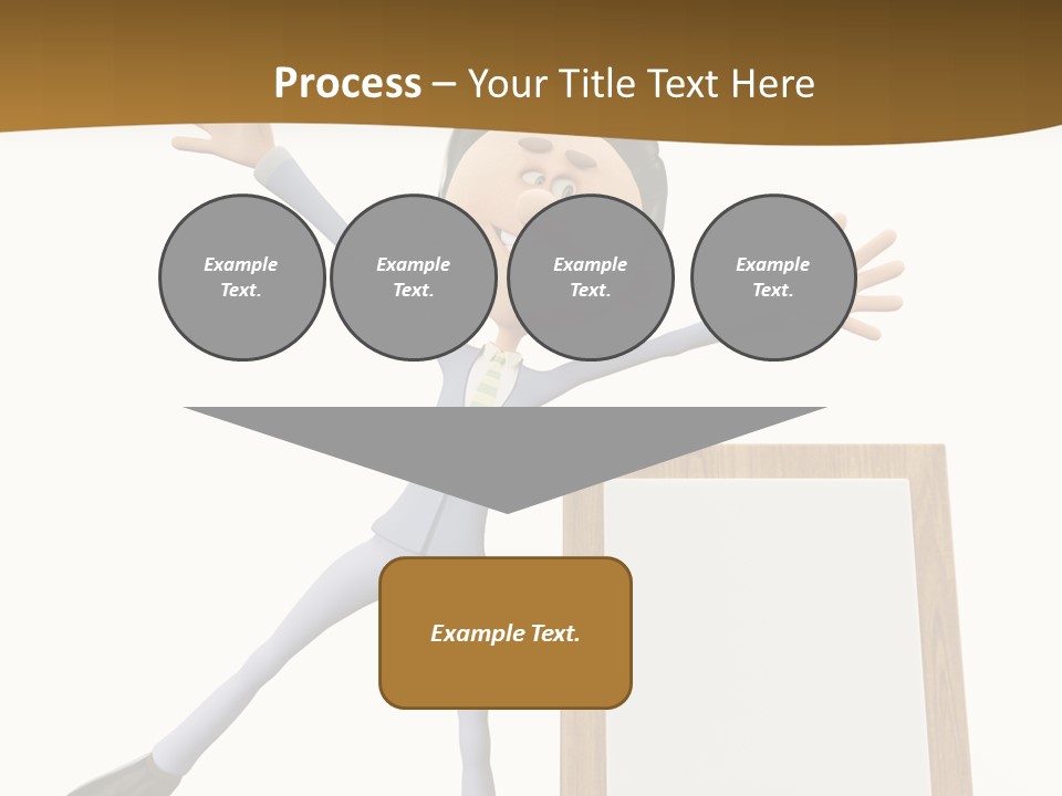 Illustration Human Suit PowerPoint Template