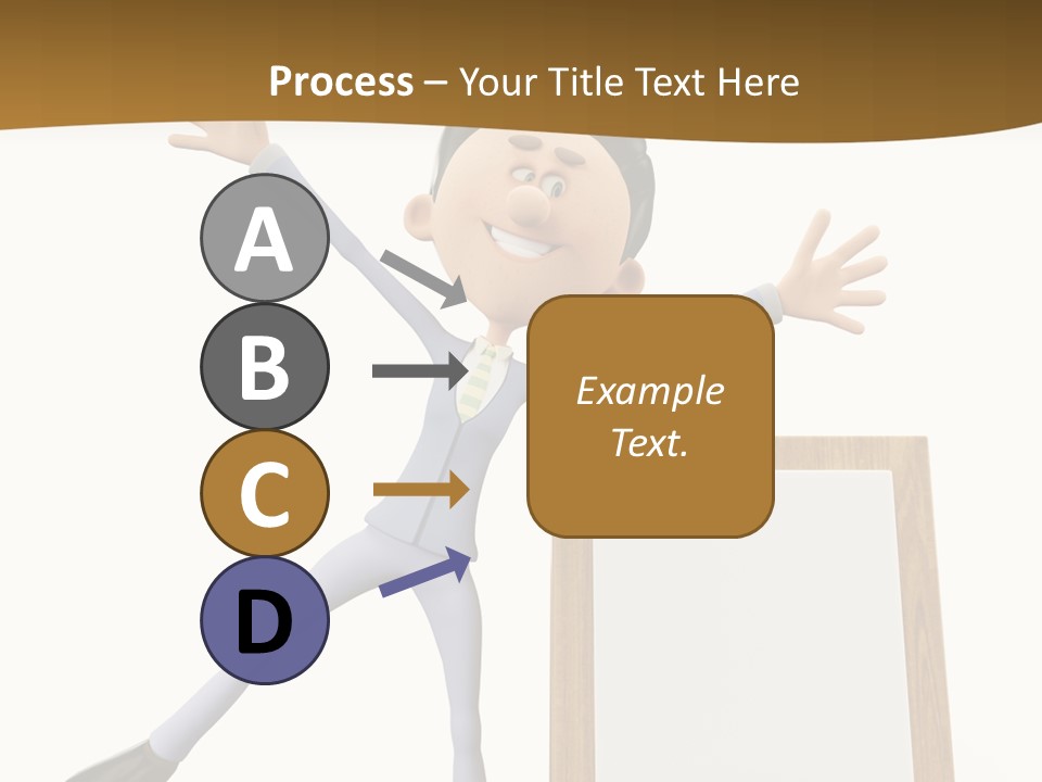 Illustration Human Suit PowerPoint Template