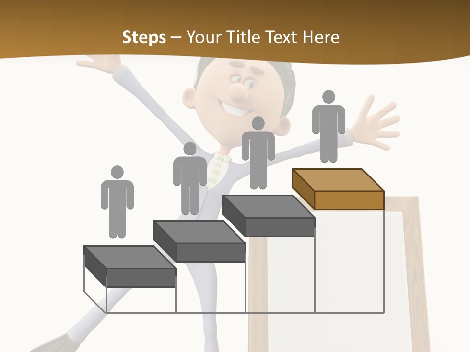 Illustration Human Suit PowerPoint Template