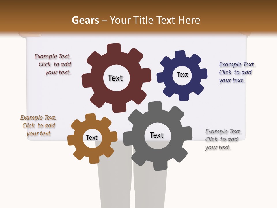 Worker Suit Presenter PowerPoint Template