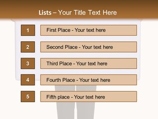 Worker Suit Presenter PowerPoint Template
