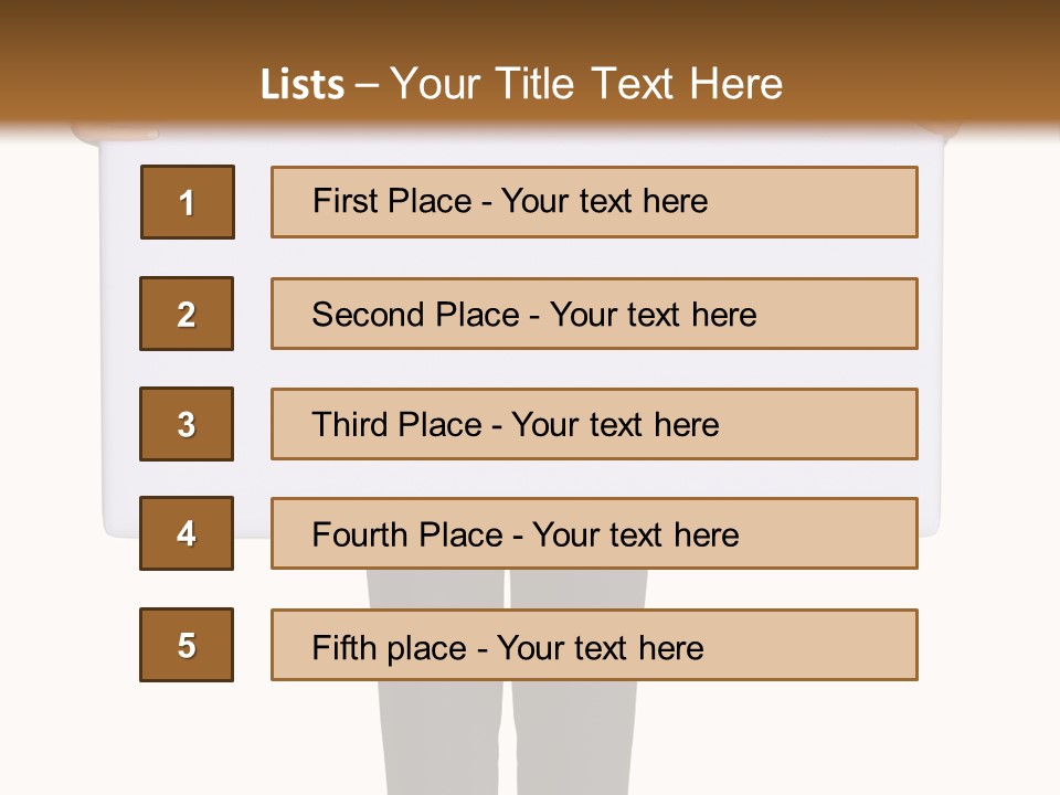 Worker Suit Presenter PowerPoint Template