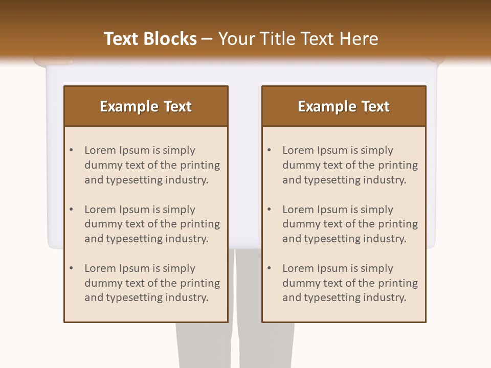 Worker Suit Presenter PowerPoint Template