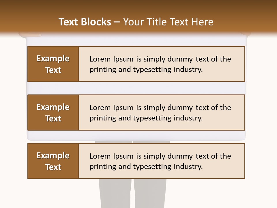 Worker Suit Presenter PowerPoint Template