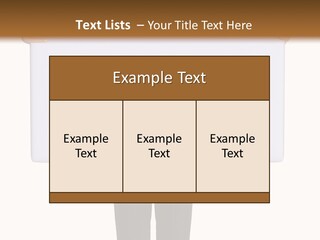 Worker Suit Presenter PowerPoint Template