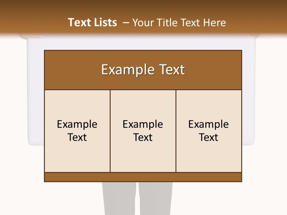 Worker Suit Presenter PowerPoint Template
