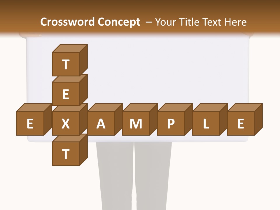 Worker Suit Presenter PowerPoint Template