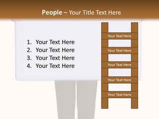 Worker Suit Presenter PowerPoint Template