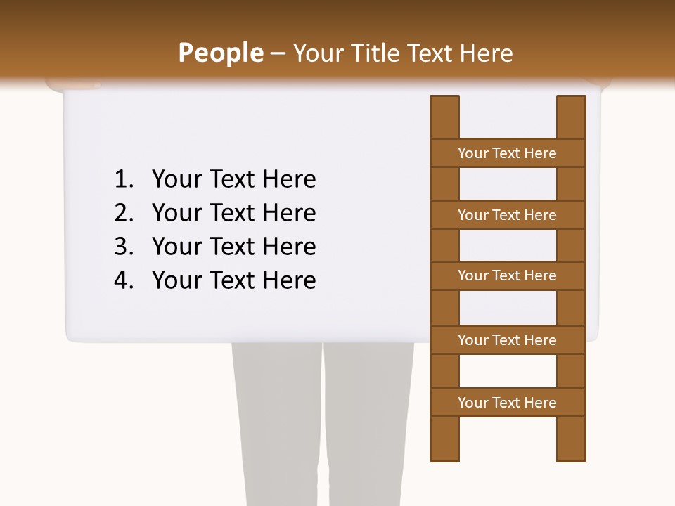 Worker Suit Presenter PowerPoint Template