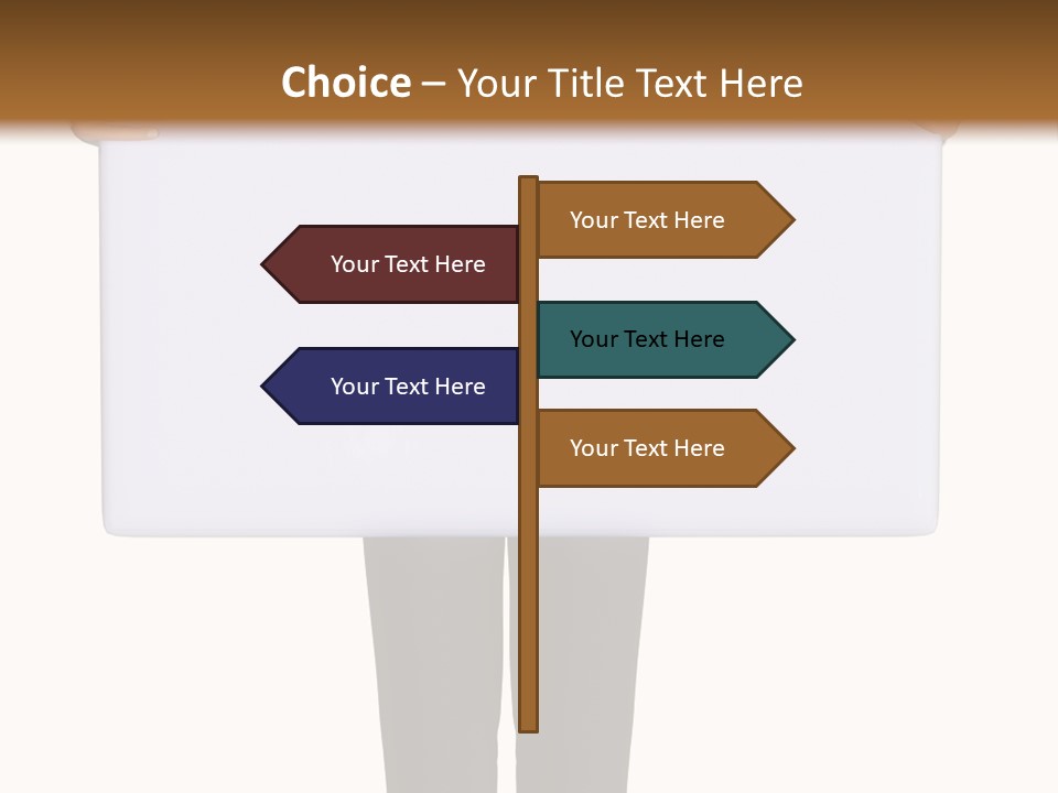 Worker Suit Presenter PowerPoint Template