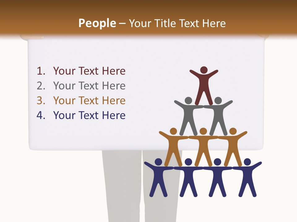 Worker Suit Presenter PowerPoint Template