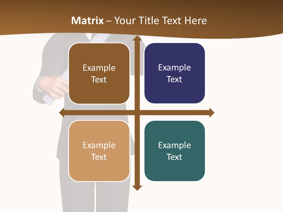 Sign Success Salesperson PowerPoint Template