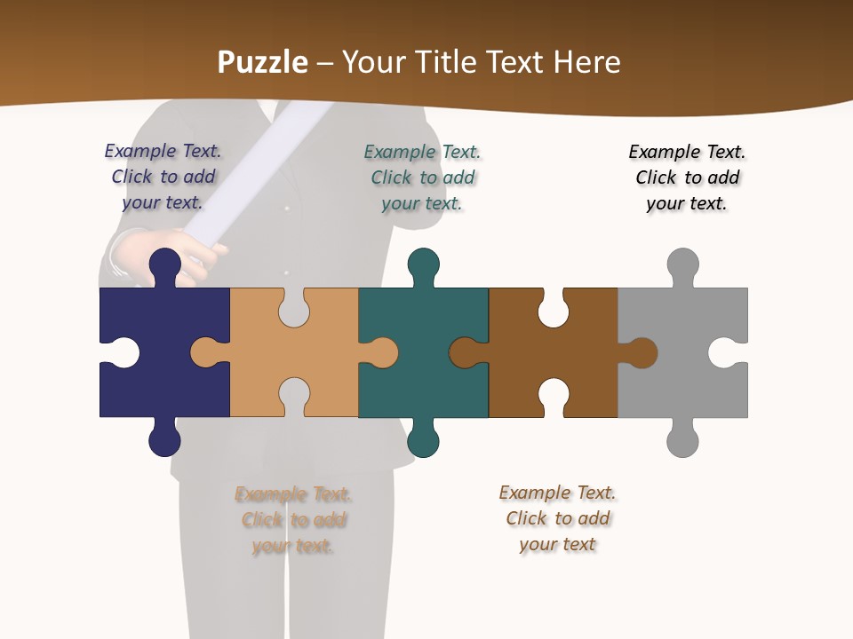 Sign Success Salesperson PowerPoint Template