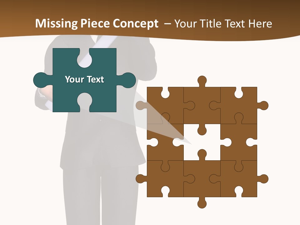 Sign Success Salesperson PowerPoint Template