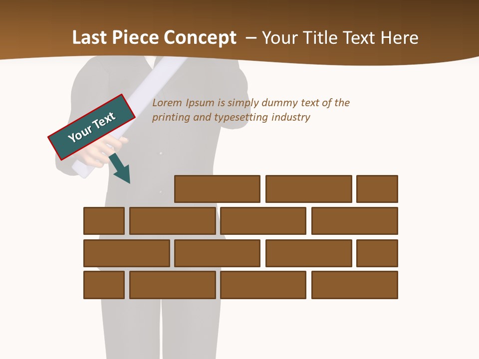 Sign Success Salesperson PowerPoint Template
