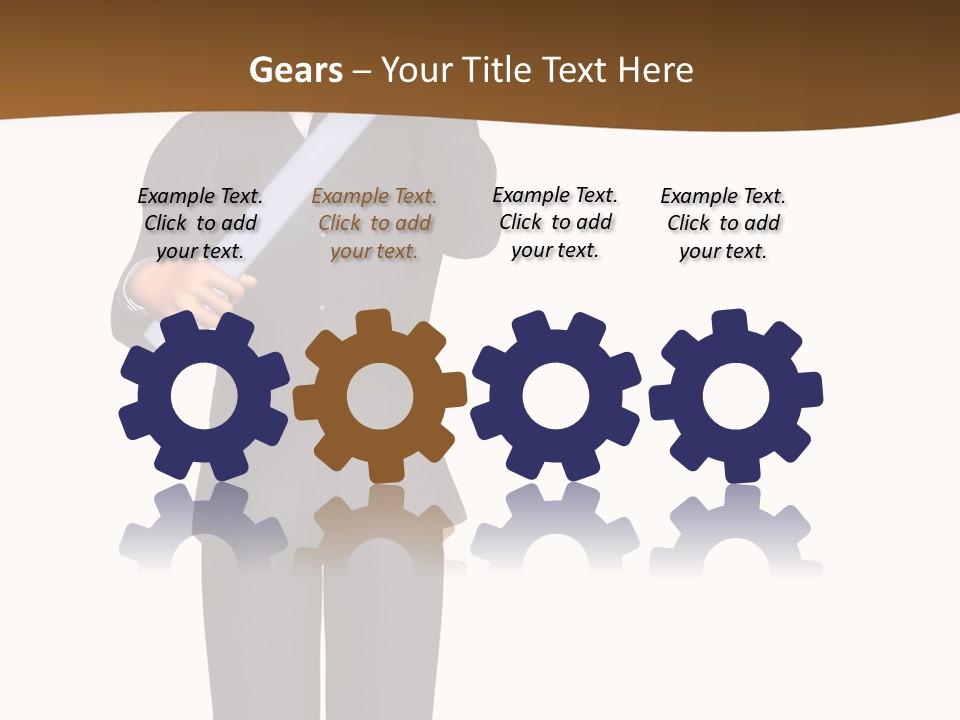 Sign Success Salesperson PowerPoint Template