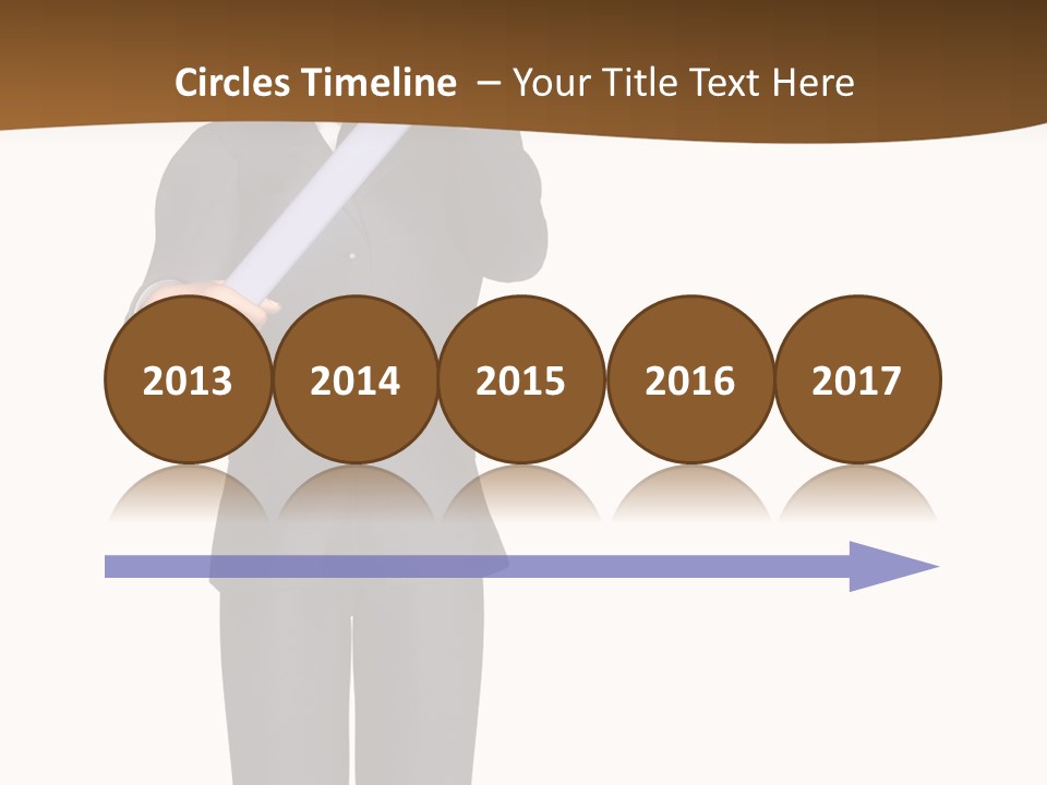 Sign Success Salesperson PowerPoint Template