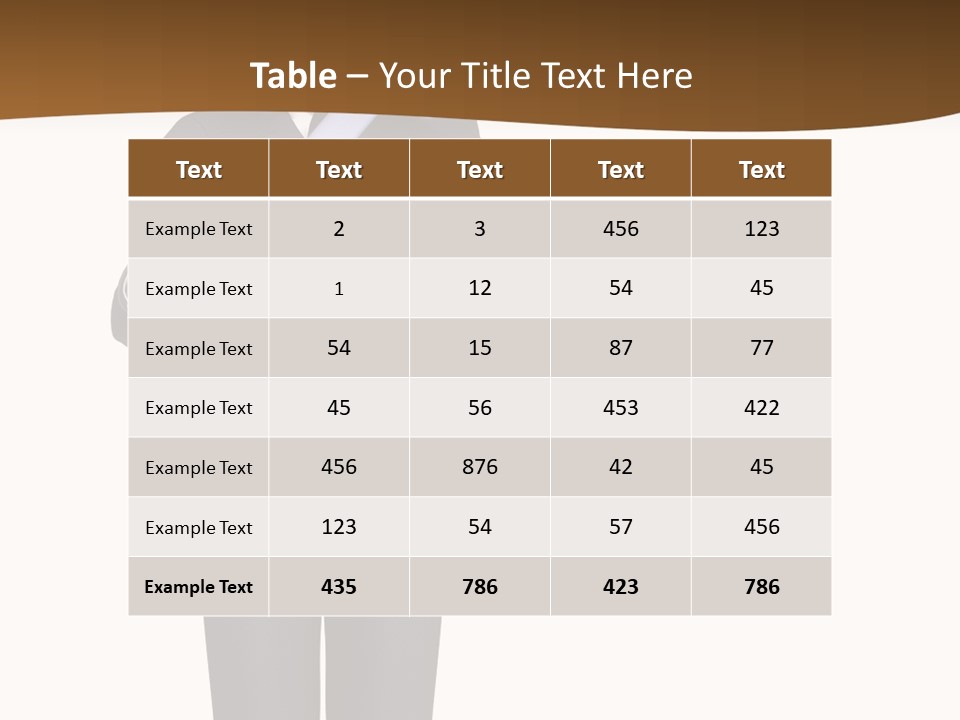 Sign Success Salesperson PowerPoint Template