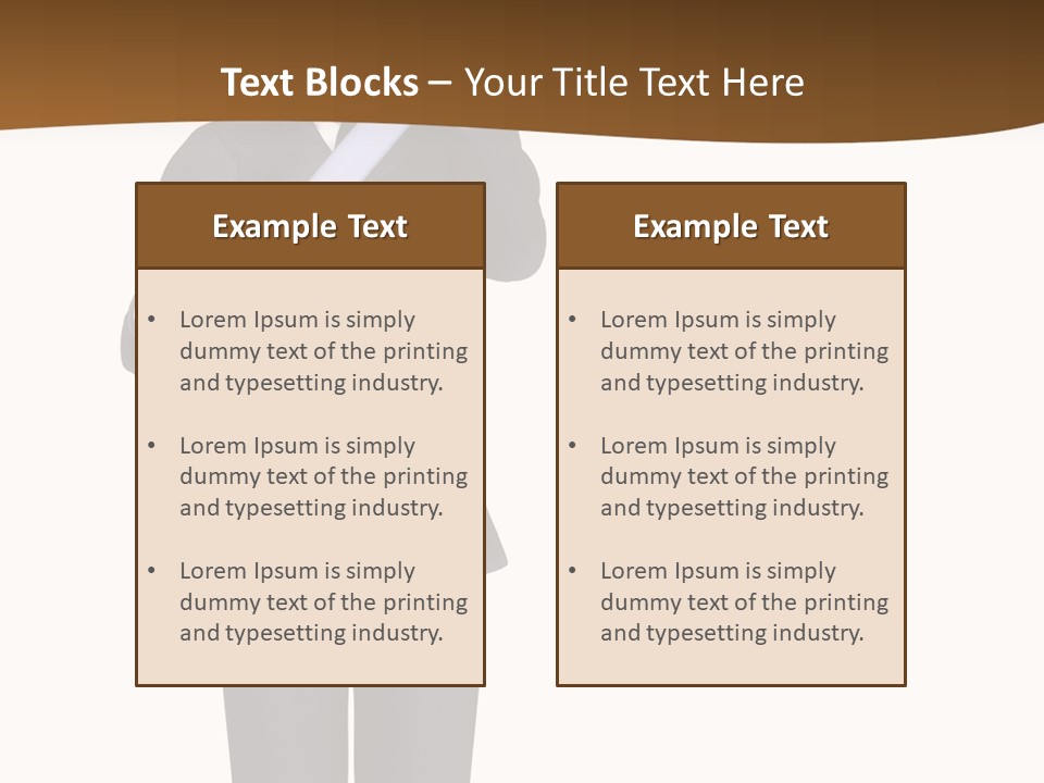 Sign Success Salesperson PowerPoint Template