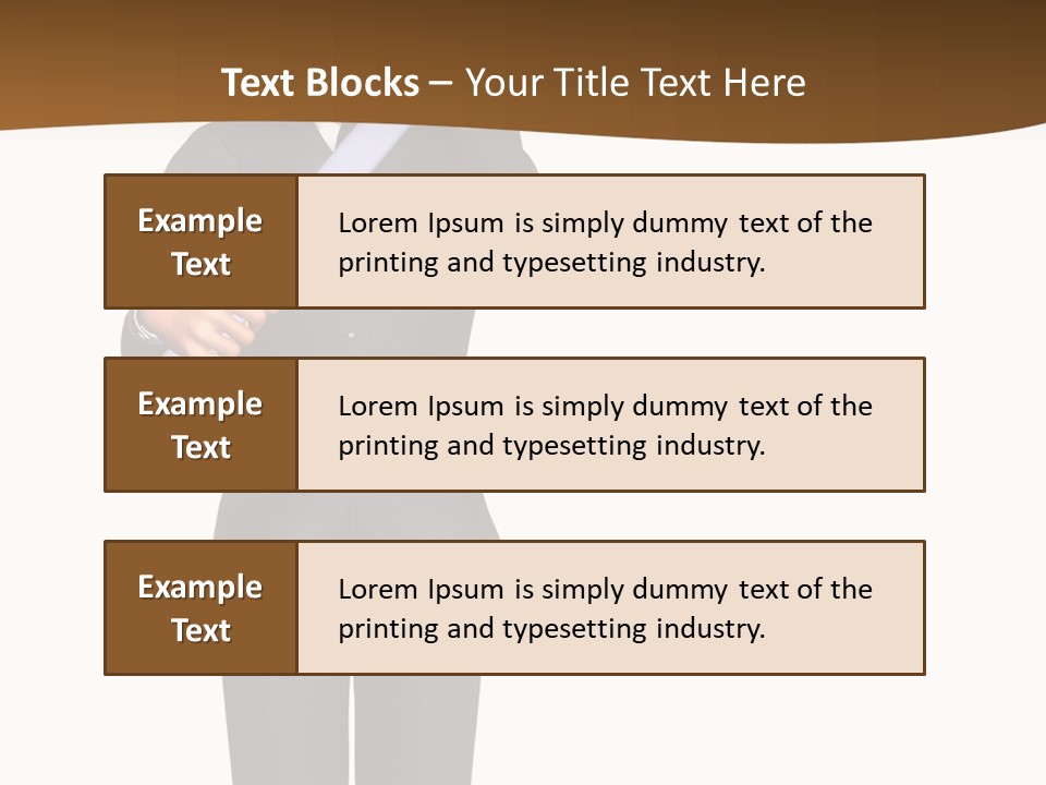 Sign Success Salesperson PowerPoint Template