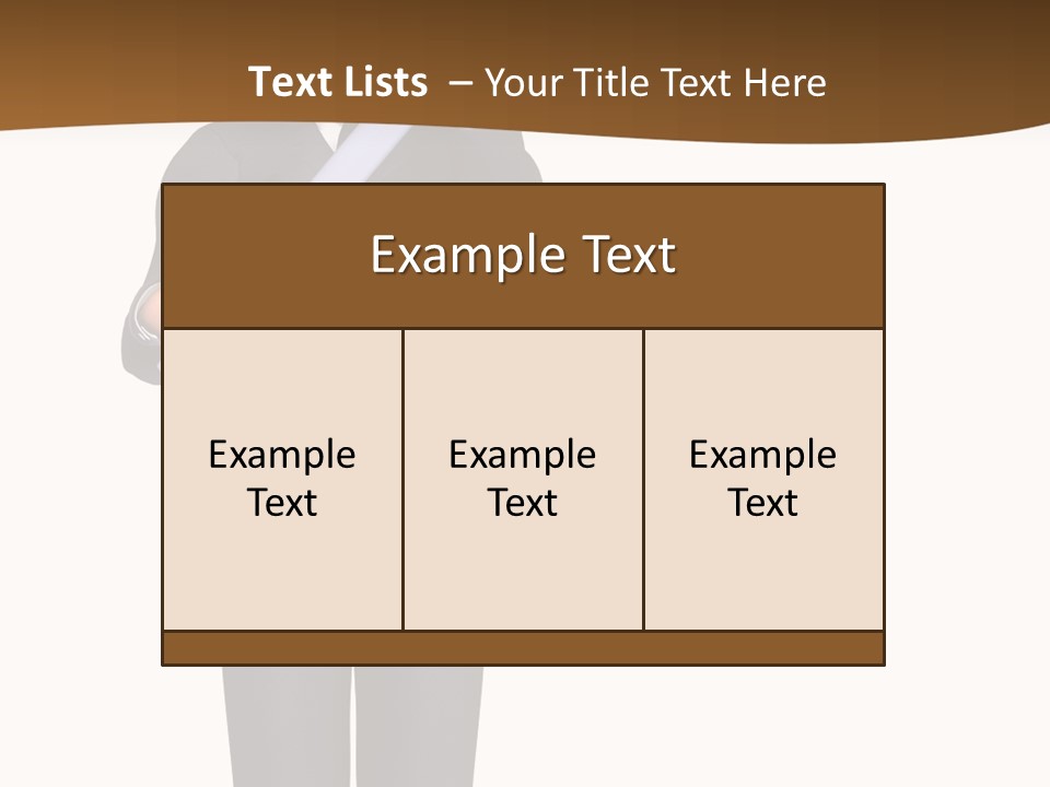 Sign Success Salesperson PowerPoint Template