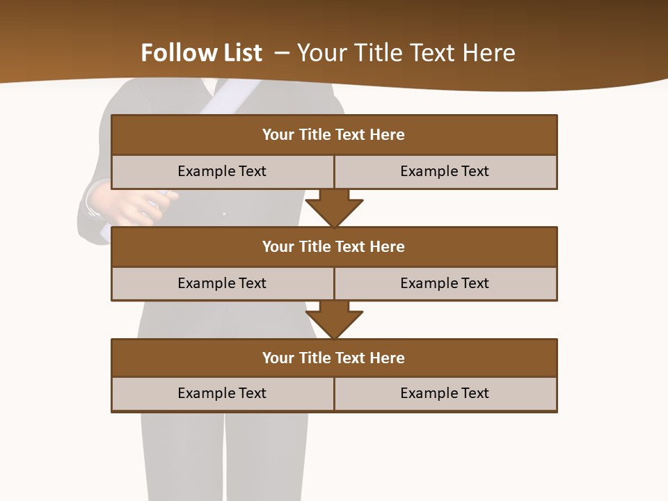 Sign Success Salesperson PowerPoint Template