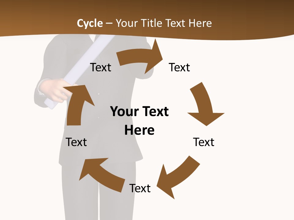 Sign Success Salesperson PowerPoint Template