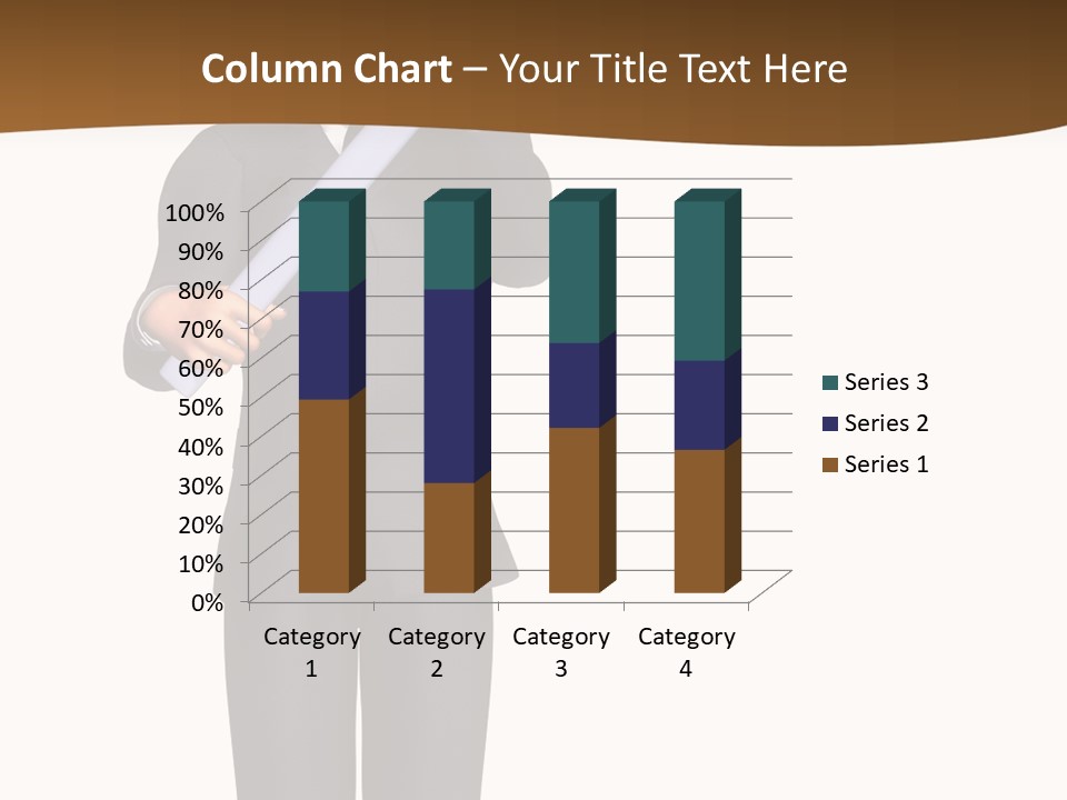 Sign Success Salesperson PowerPoint Template