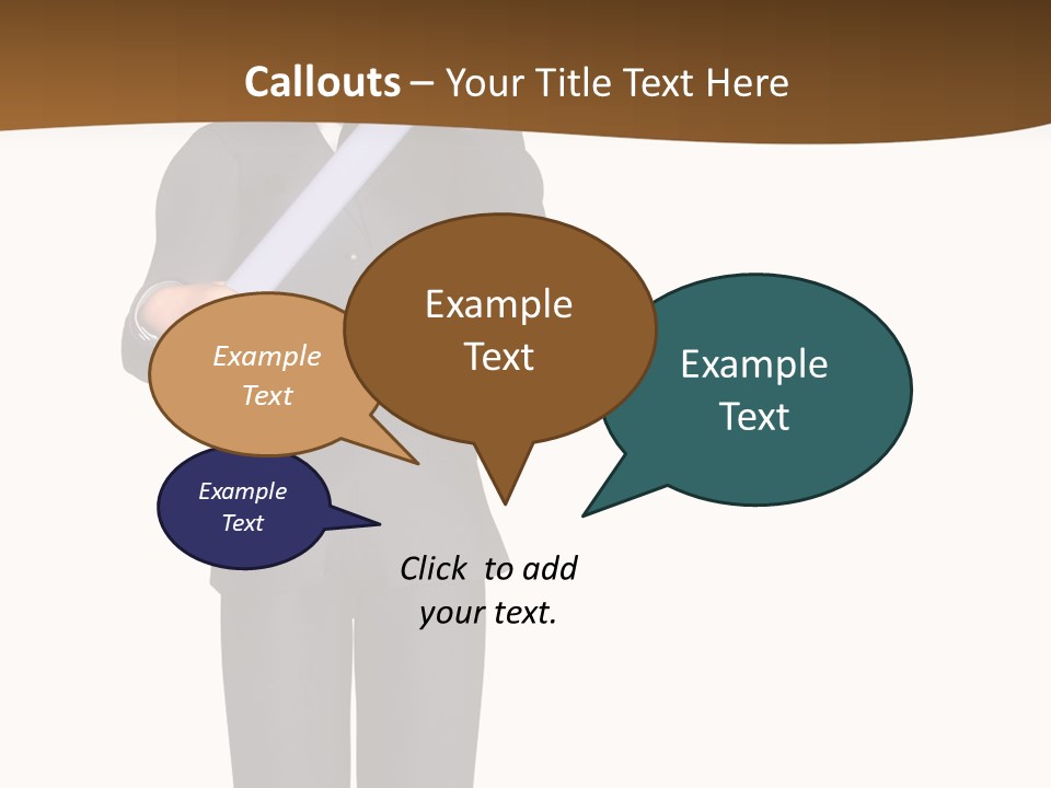 Sign Success Salesperson PowerPoint Template