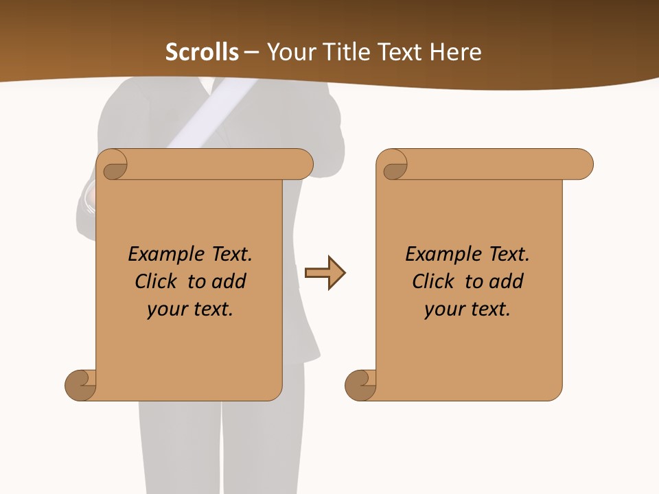 Sign Success Salesperson PowerPoint Template