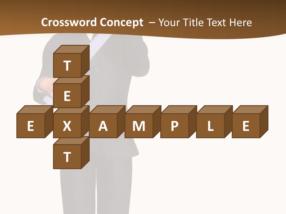 Sign Success Salesperson PowerPoint Template