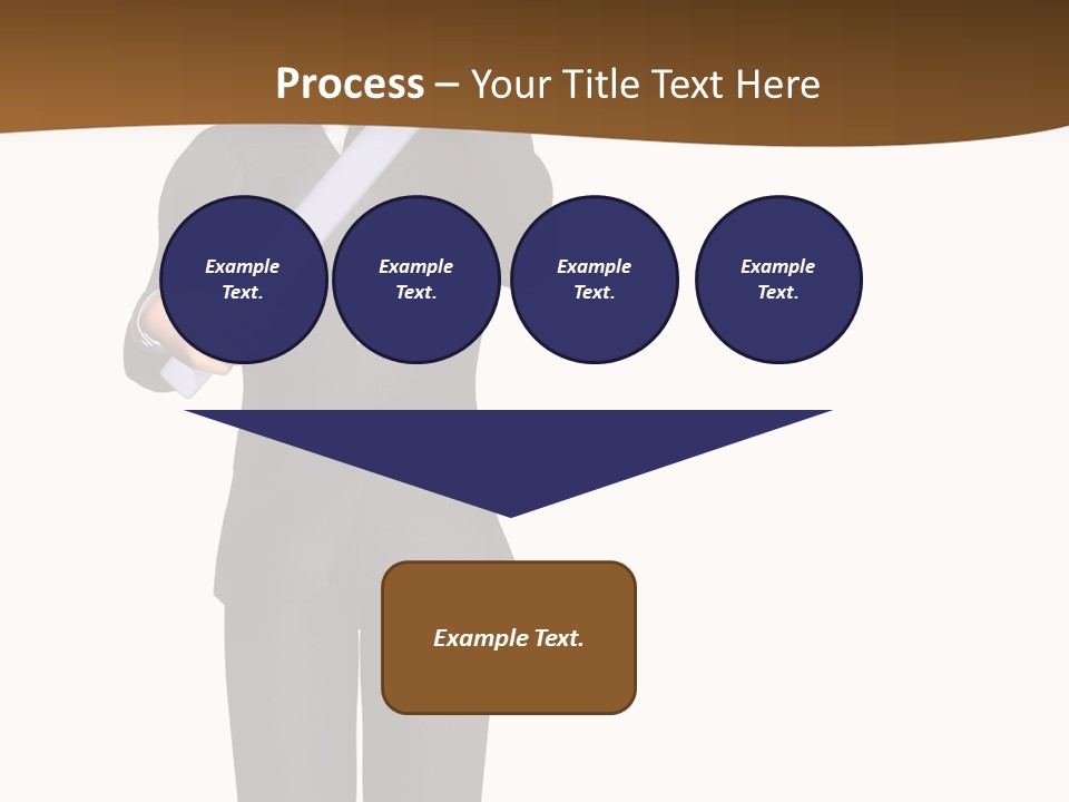 Sign Success Salesperson PowerPoint Template