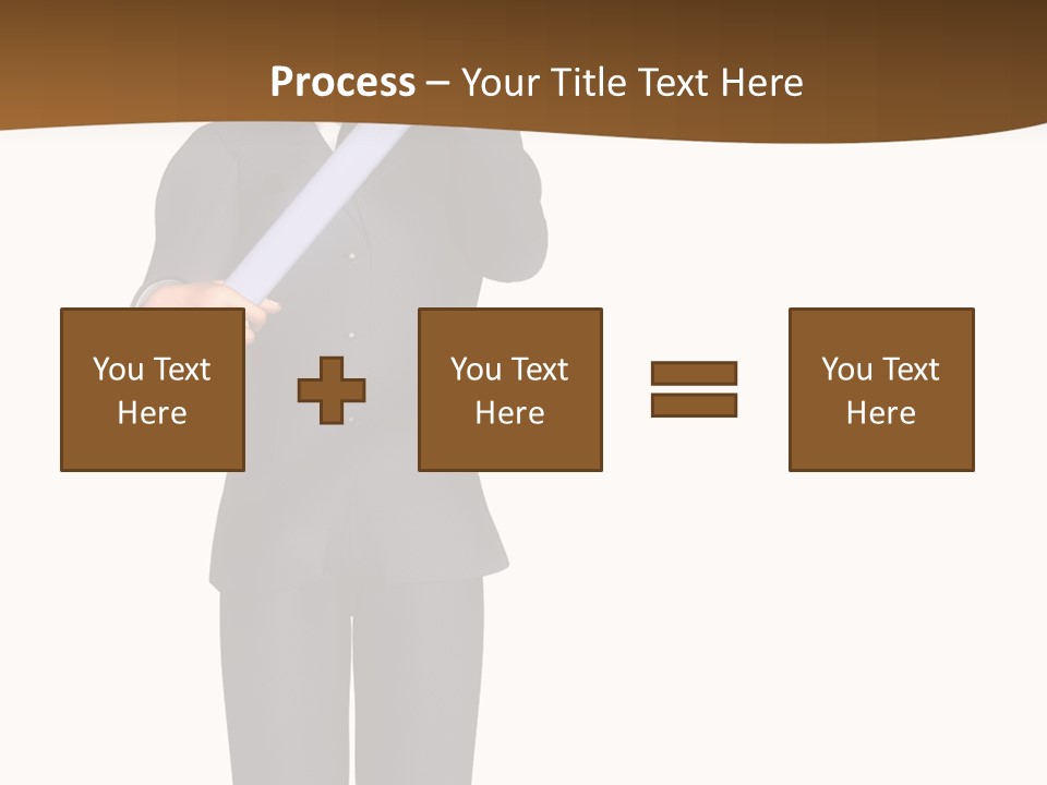 Sign Success Salesperson PowerPoint Template