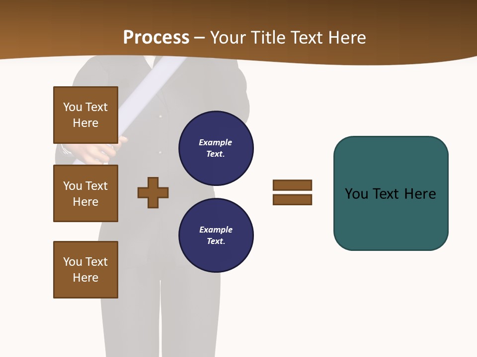 Sign Success Salesperson PowerPoint Template