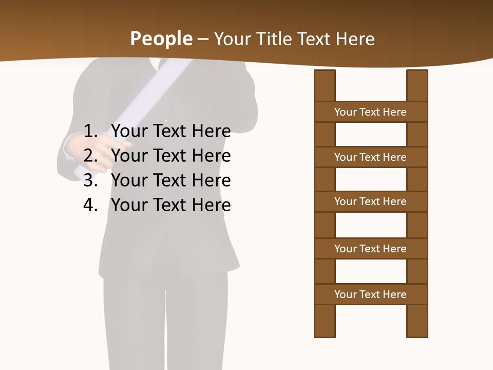 Sign Success Salesperson PowerPoint Template
