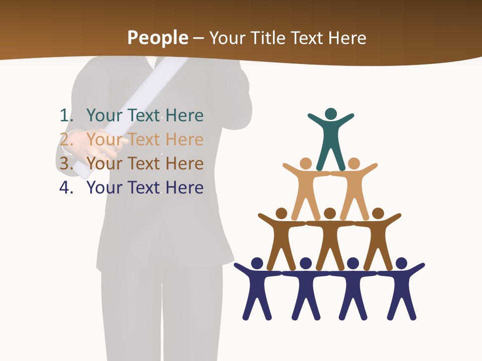 Sign Success Salesperson PowerPoint Template