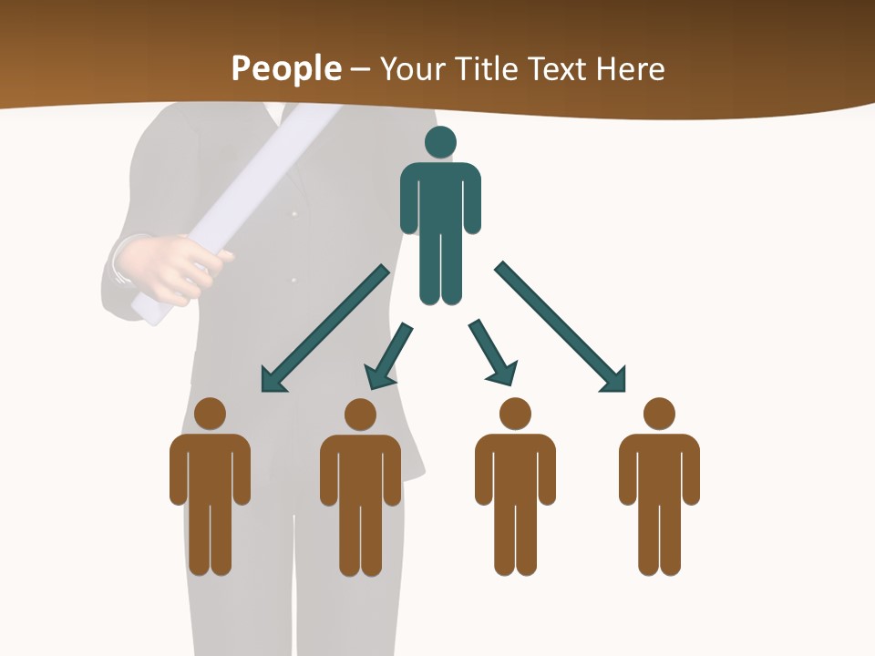 Sign Success Salesperson PowerPoint Template