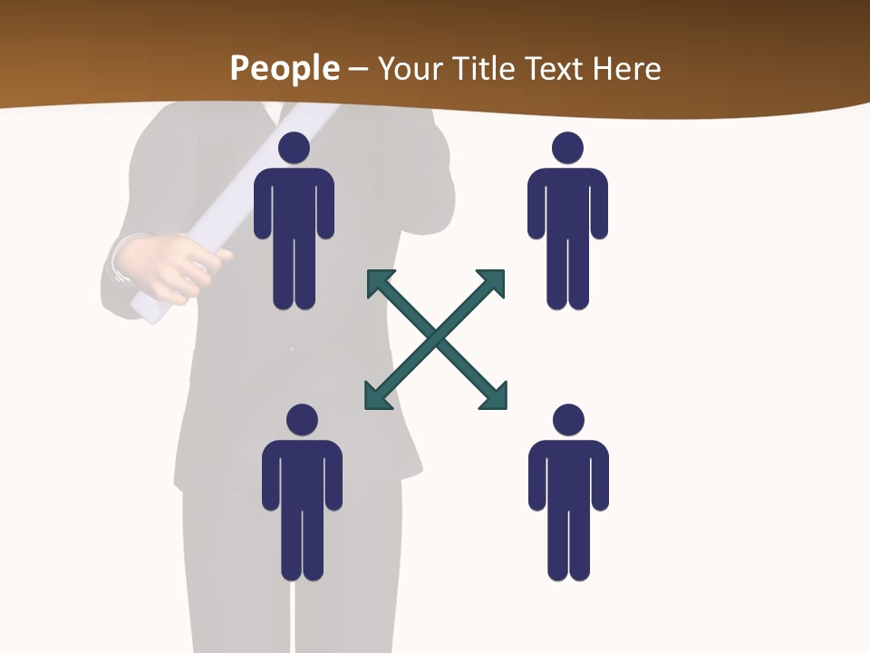 Sign Success Salesperson PowerPoint Template