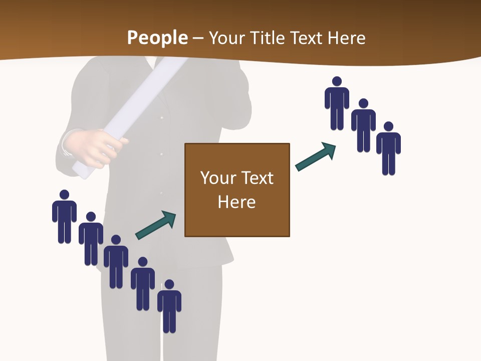 Sign Success Salesperson PowerPoint Template