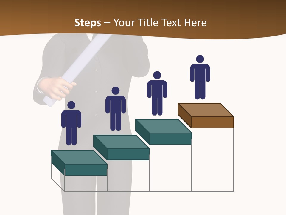 Sign Success Salesperson PowerPoint Template