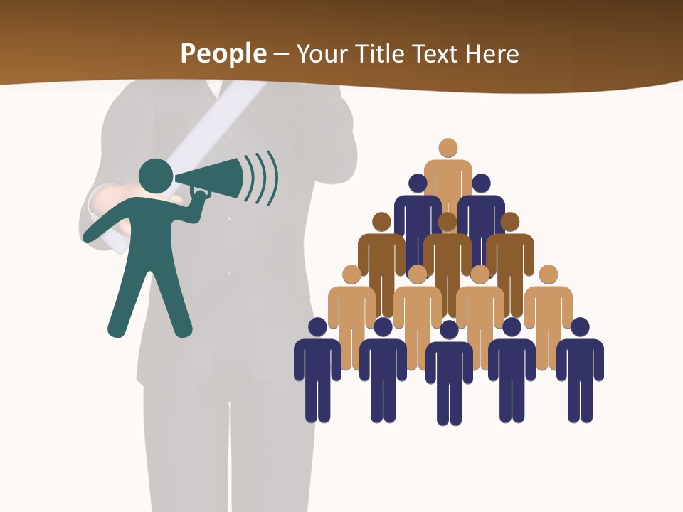 Sign Success Salesperson PowerPoint Template