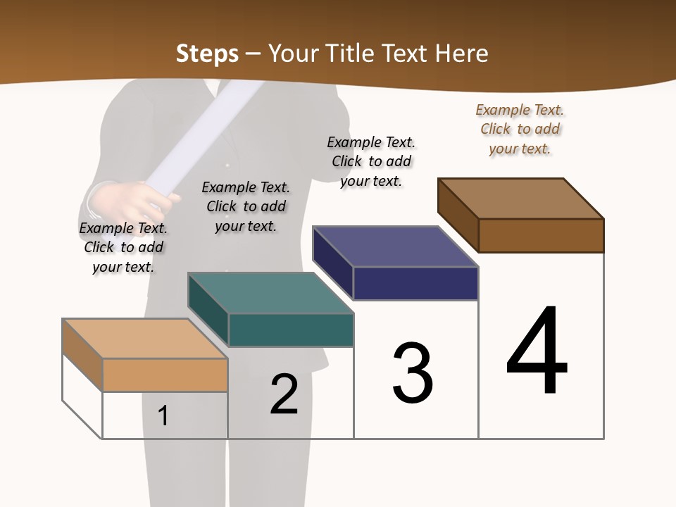 Sign Success Salesperson PowerPoint Template