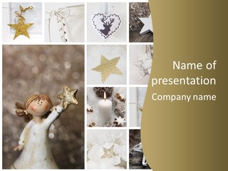 Alt Schm Weihnachtsschmuck PowerPoint Template